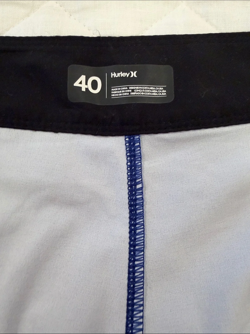 Hurley Gradient Blue Teal & Pink Swim Board Shorts